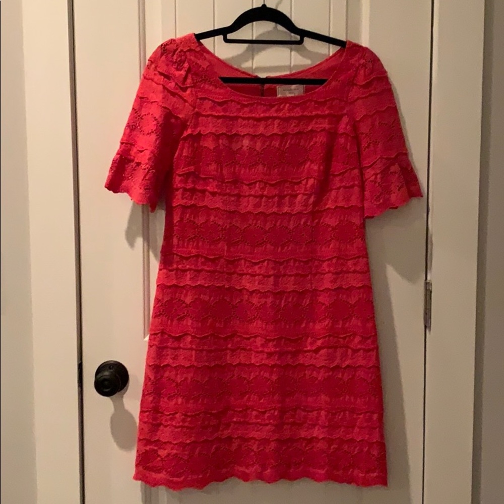 Anthropology Eyelet Dress